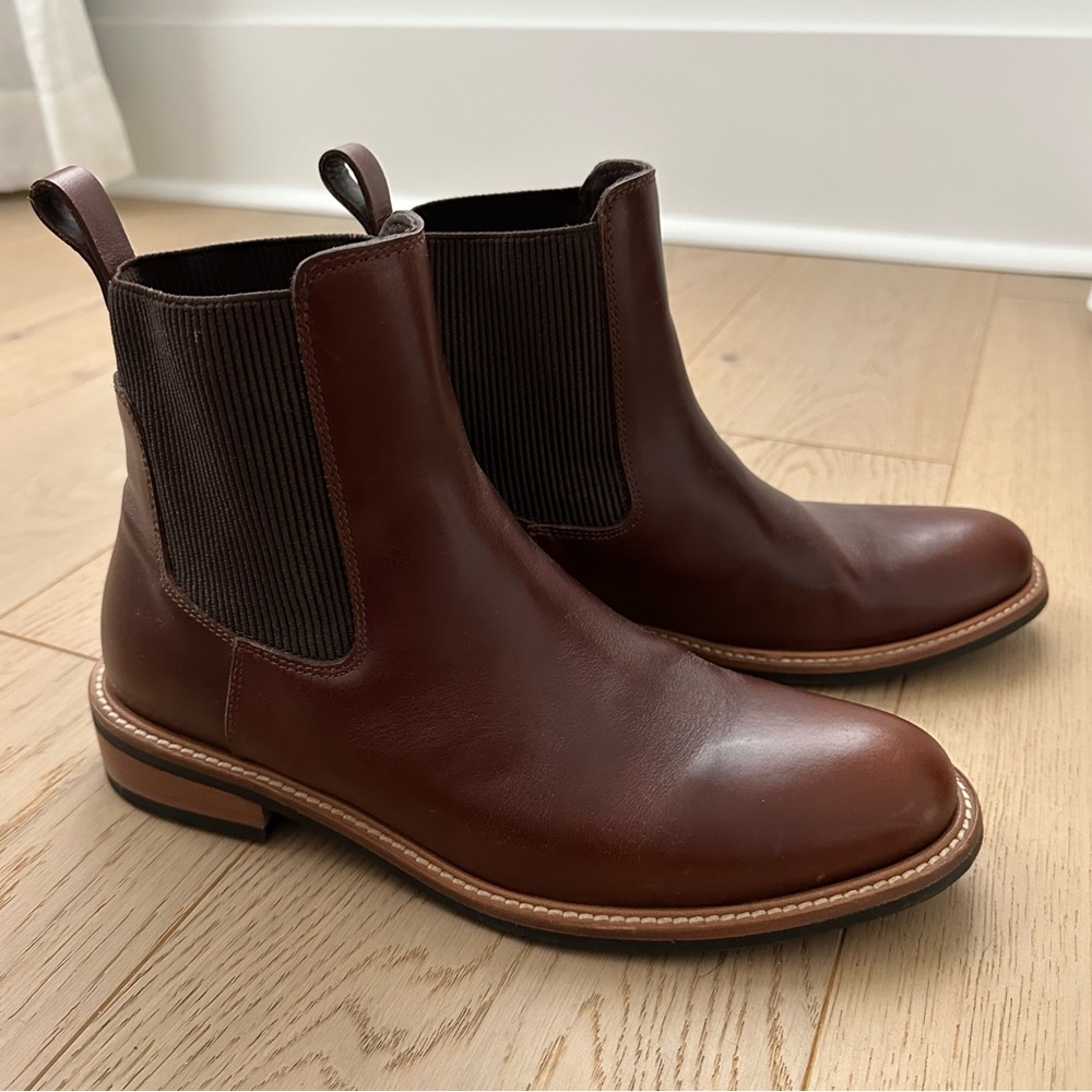 Nisolo Carmen Chelsea Boot in Brandy